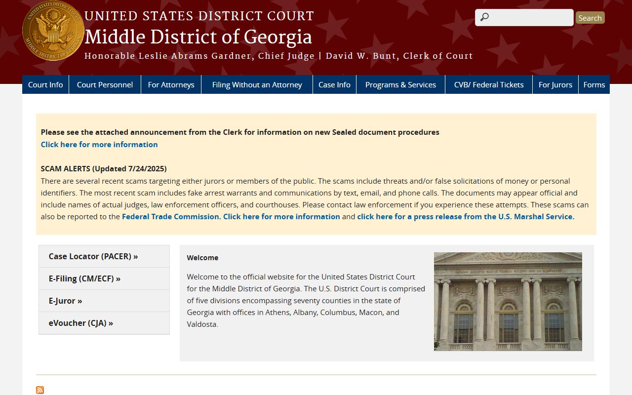 Randolph County Superior Court federal district court distinction