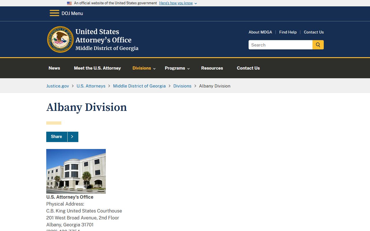 Randolph County Superior Court federal prosecution context